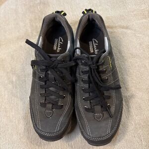Clarks Women's Wave Walk Trek Shoe Black Nubuck‎ Waterproof Hiking Sneaker 5 M